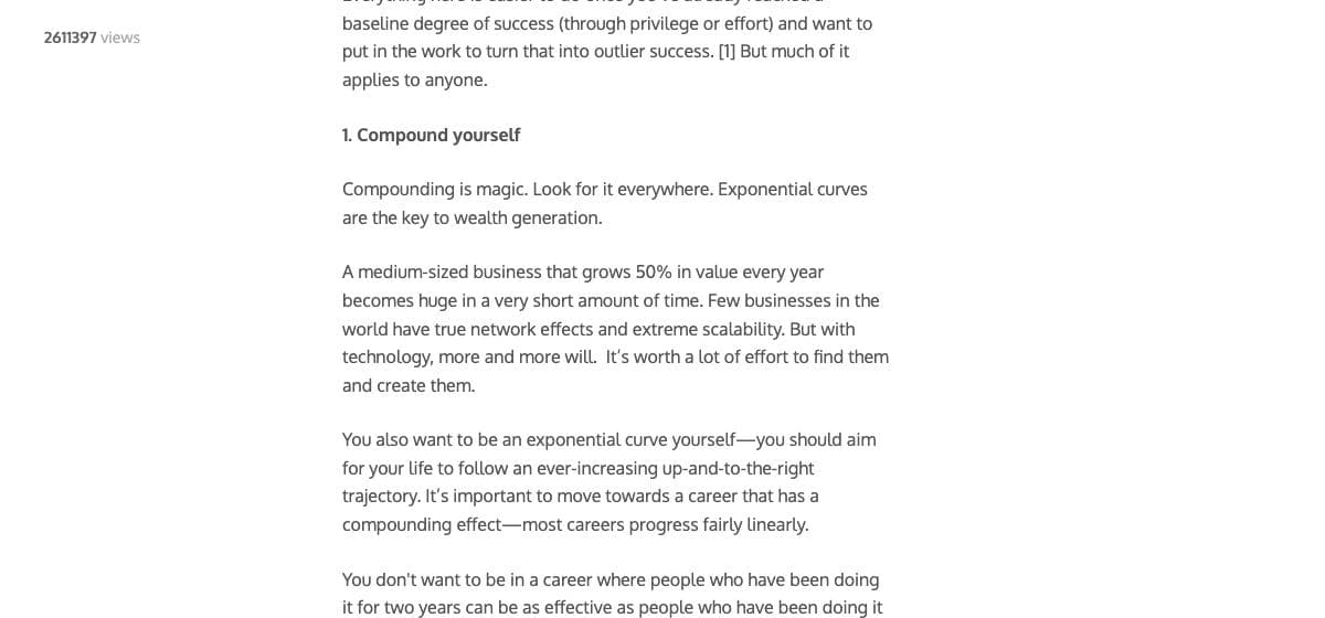 Sam Altman's How To Be Successful