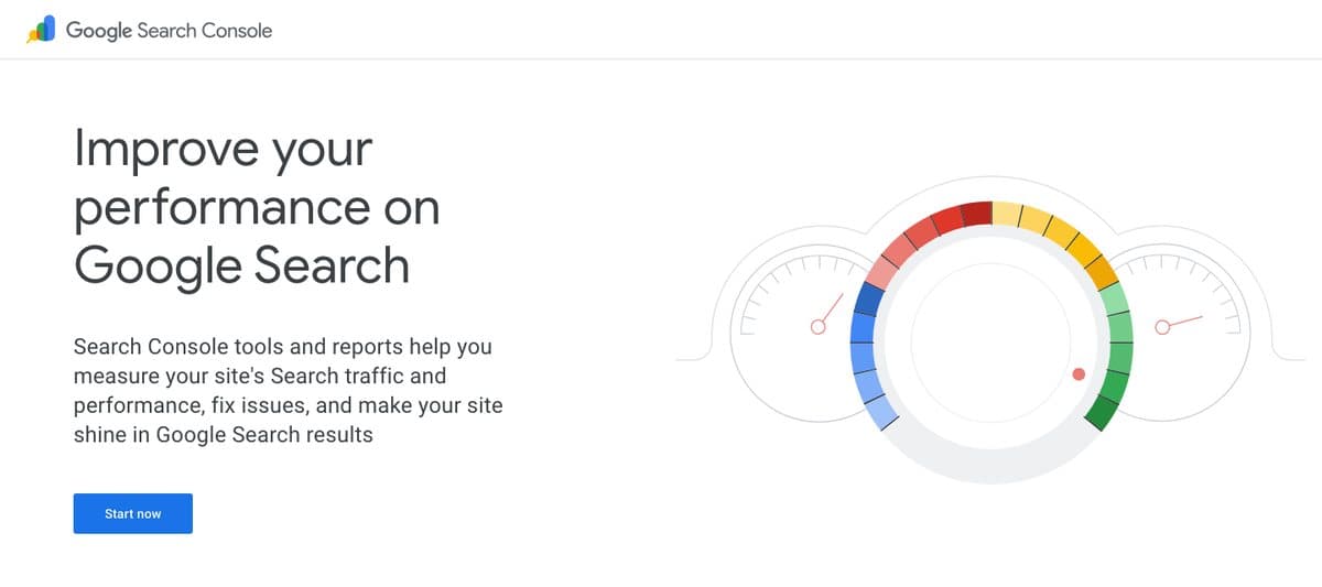 Google Search Console about page